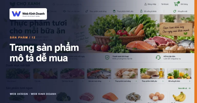 Ảnh đại diện thiết kế website: Cách viết mô tả sản phẩm cho website bán hàng dễ đọc